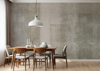 Muted Concrete Geometric Abstract Wallpaper Wall Mural