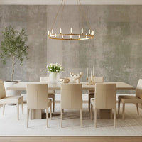 Muted Concrete Geometric Abstract Wallpaper Wall Mural