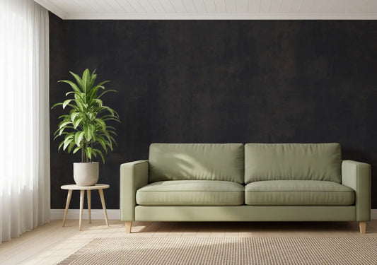 Dark Industrial Concrete Wall Mural