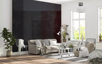 Crimson and Charcoal Plaster Wall Decor Wall Mural