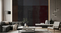 Crimson and Charcoal Plaster Wall Decor Wall Mural