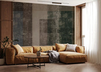 Distressed Brutalist Color Block Wall Mural Wall Mural