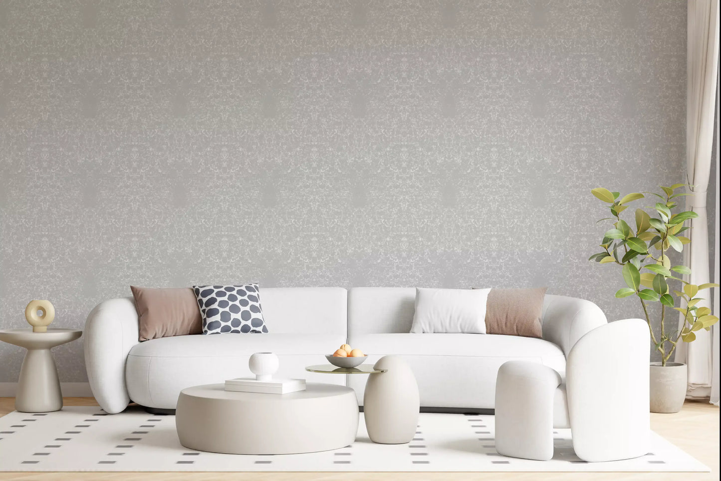 Soft Alabaster Plaster Textured Wall Covering Wallpaper⁠