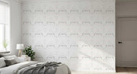 Industrial Distressed White Plaster Wallpaper Wallpaper⁠