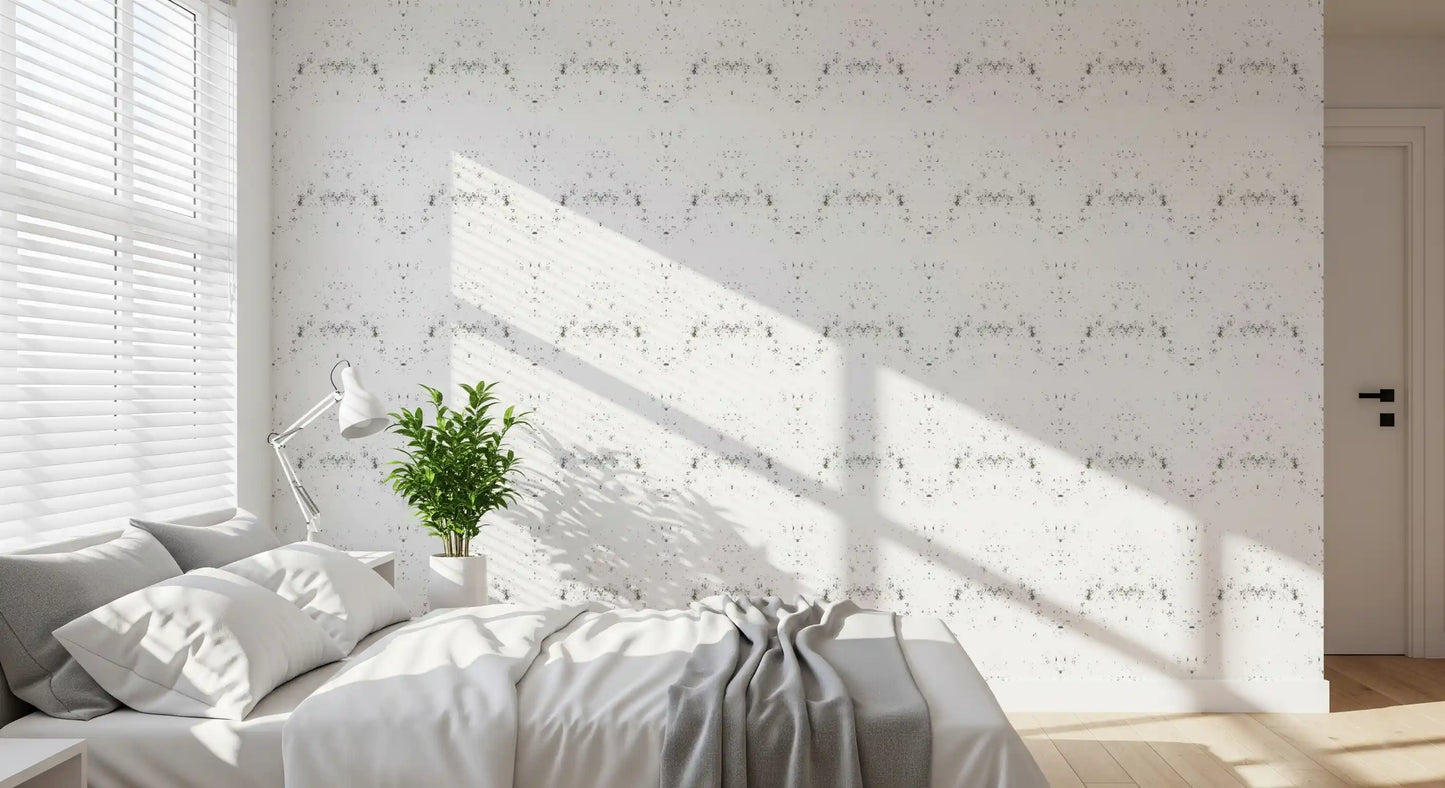 Industrial Distressed White Plaster Wallpaper Wallpaper⁠
