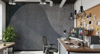 Slate Arches Abstract Industrial Wall Mural