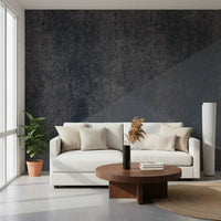 Charcoal and Steel Blue Diagonal Wall Mural
