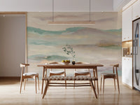 Pastel Mist Abstract Landscape Wallpaper Wall Mural