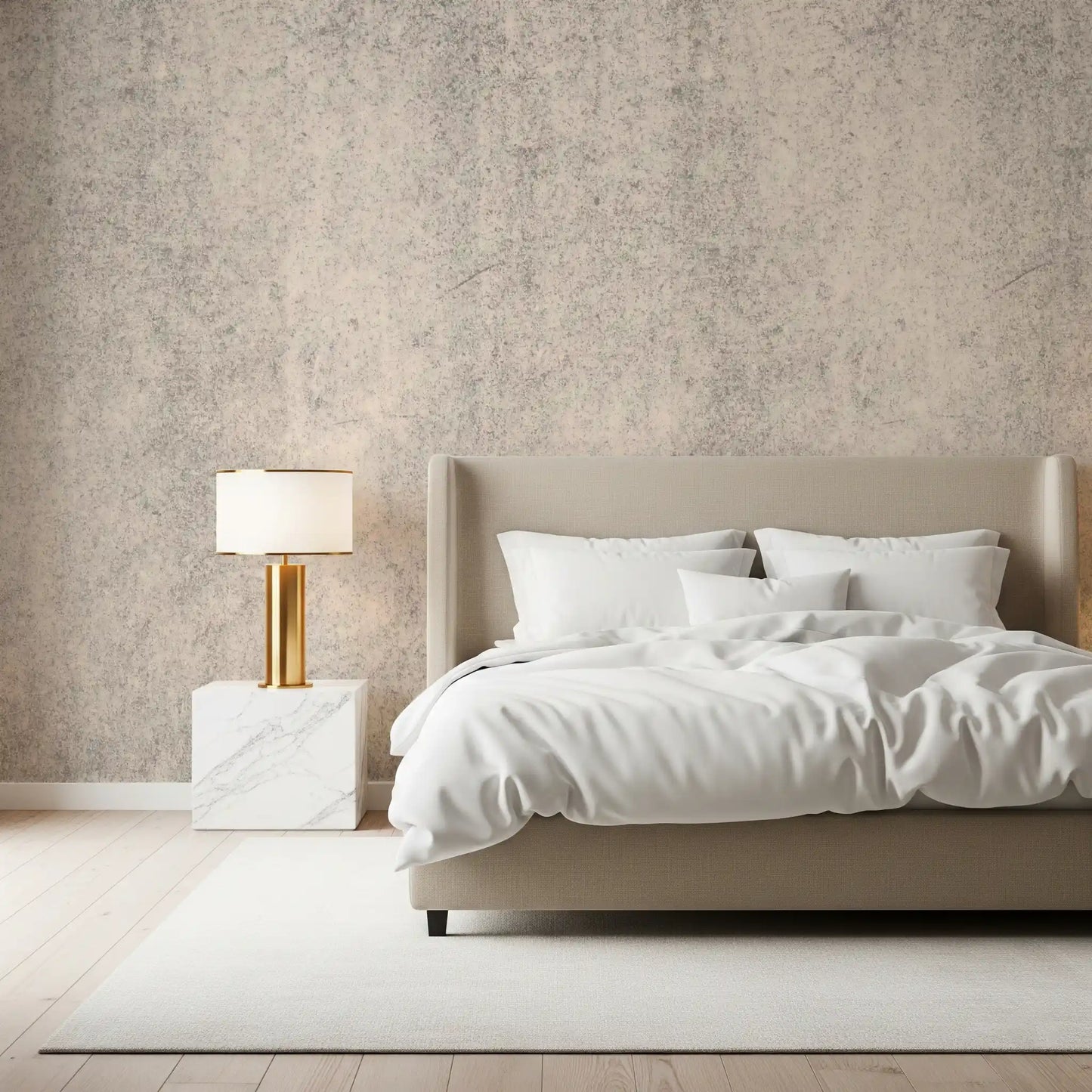 Aged Concrete Plaster Textured Wallpaper Wall Mural