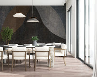 Earthy Textured Arches Abstract Wall Mural Wall Mural