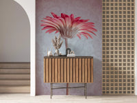 Elegant Pink Gerbera Bloom Wallpaper Wall Mural