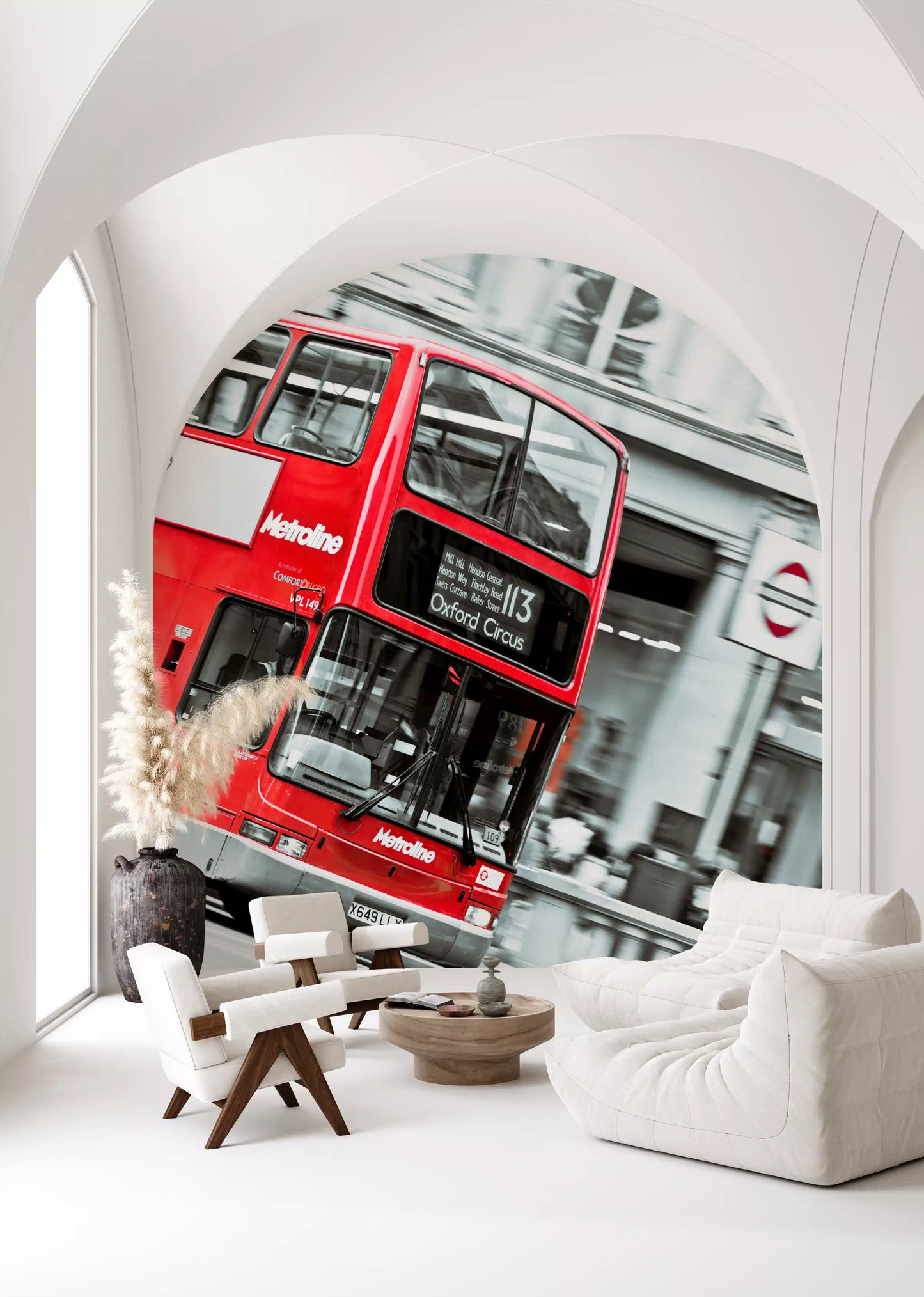 London Calling Oxford Circus Double Decker Wall Mural