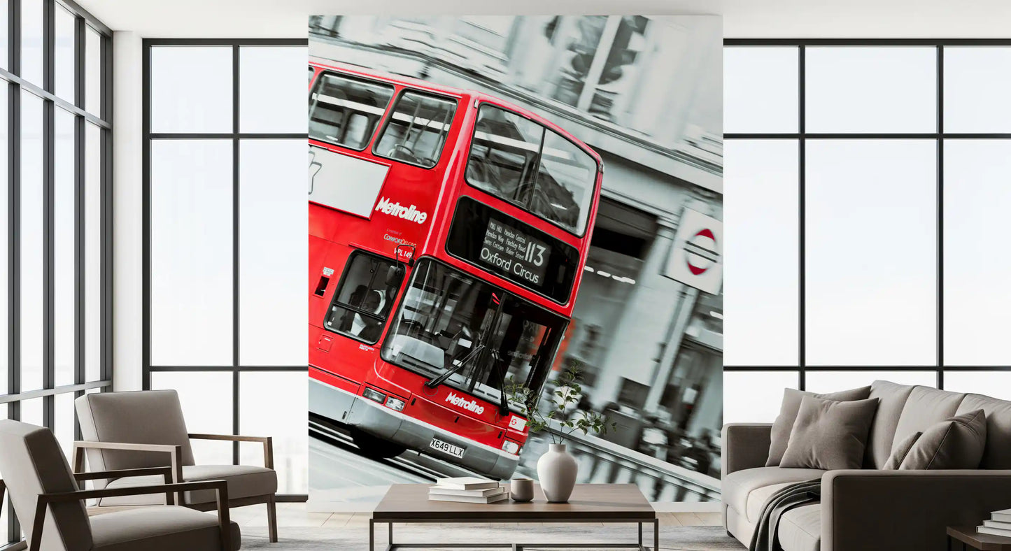 London Calling Oxford Circus Double Decker Wall Mural