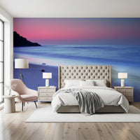 Dusk Over Serene Coastline Wall Mural