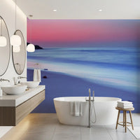 Dusk Over Serene Coastline Wall Mural