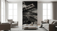 Parisian Night Architectural Perspective Wall Mural