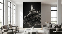 Parisian Night Architectural Perspective Wall Mural