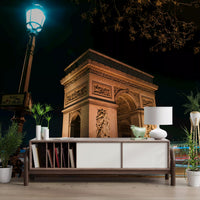 Parisian Night at Arc de Triomphe Wall Mural