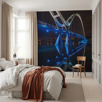 Stockton Infinity Bridge Nocturnal Glow Wall Mural