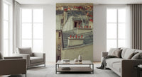 Vintage Paris Skyline Aerial View Wall Mural