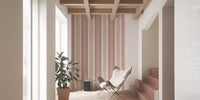 Romantic Creeping Foliage linen panel Wallpaper⁠