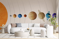 Planet Parade Wall Mural