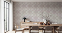 Abstract Organic Geometry in Warm Alabaster Wallpaper⁠