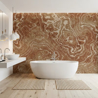 Concentric Earth Agate Texture Wall Mural