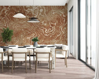 Concentric Earth Agate Texture Wall Mural