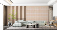 Pastel Abstract Sketch Geometric Checks Wallpaper⁠