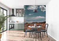 Winding Desert Highway Wall Mural