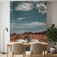 Winding Desert Highway Wall Mural