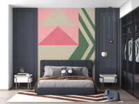 Harmonia do Triângulo Geométrico Wall Mural