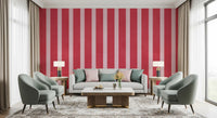 Candy Striped Vertical Texture Wall Mural