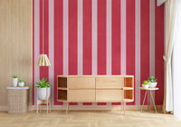 Candy Striped Vertical Texture Wall Mural