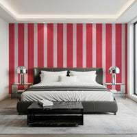 Candy Striped Vertical Texture Wall Mural