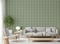 Zellige Style Tiles -  Celadon Wallpaper⁠