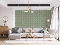 Zellige Style Tiles -  Celadon Wallpaper⁠