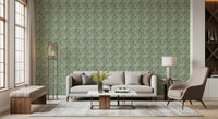 Zellige Style Tiles -  Celadon Wallpaper⁠