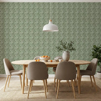 Zellige Style Tiles -  Celadon Wallpaper⁠