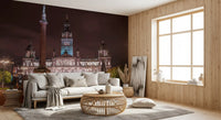 Glasgow City Chambers Nightscape Wall Mural