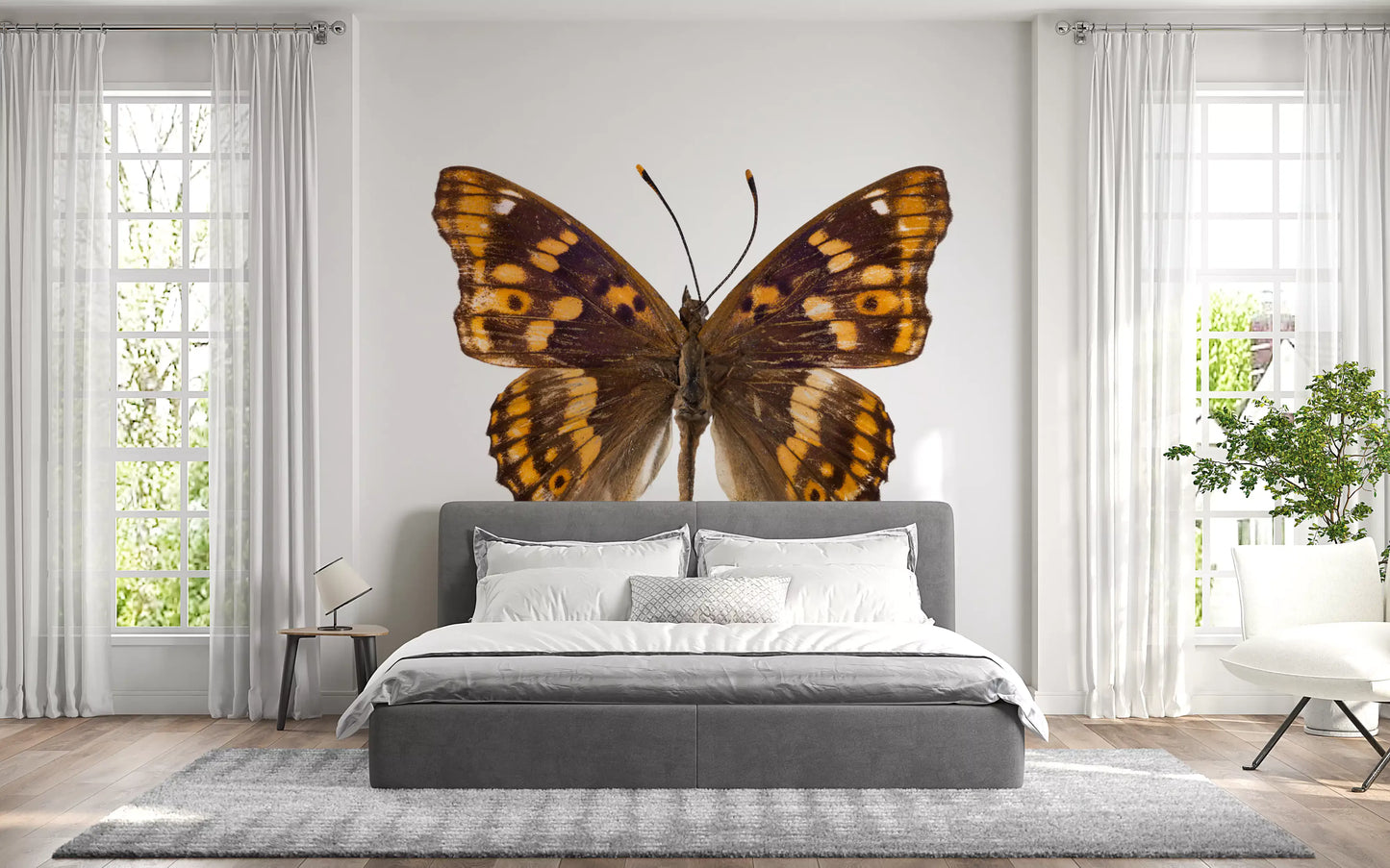 Amber Winged Monarch Wall Mural