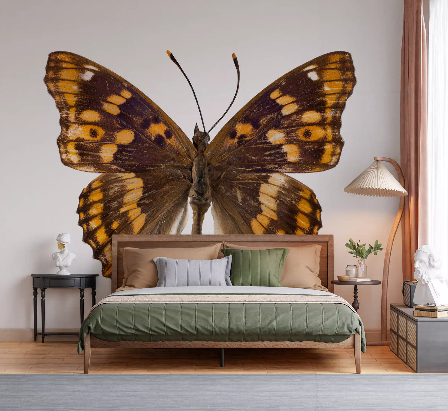 Amber Winged Monarch Wall Mural