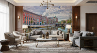 Amsterdam Canal Reflections Wall Mural