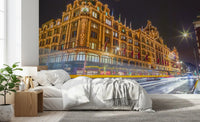 London Landmark Evening Illumination Wall Mural