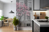 Spring Magnolia Urban Bloom Wall Mural