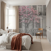 Spring Magnolia Urban Bloom Wall Mural