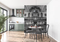 Historic Cathedral Pipe Organ Interior Wall Mural