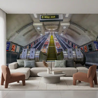 Metropolitan Underground Transit Wall Mural