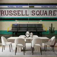 London Underground Heritage Subway Station Sign Wall Mural